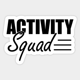 Activity Squad Sticker